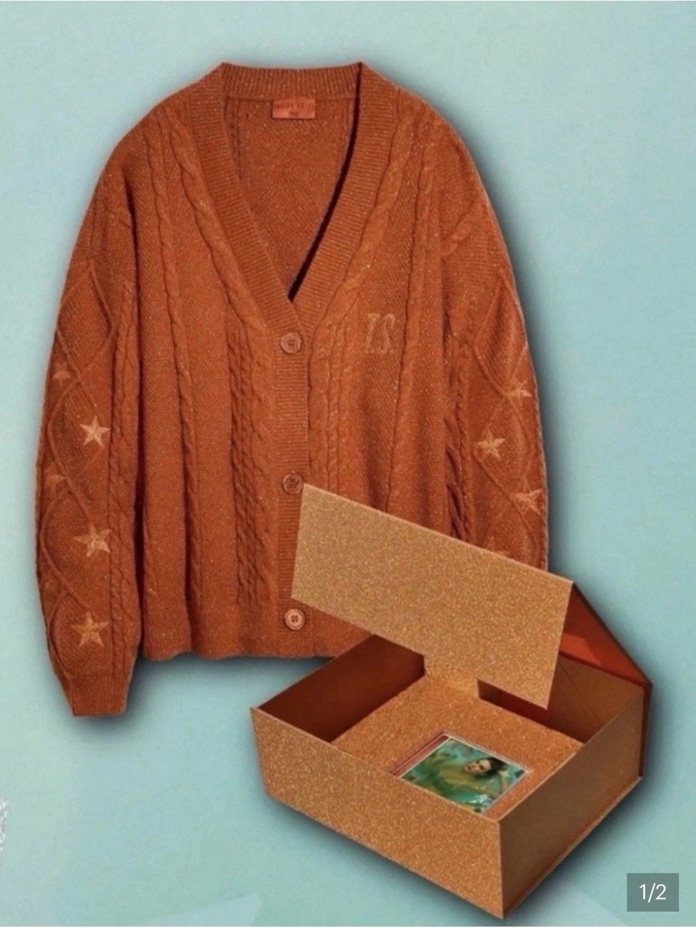 NWT Taylor Swift Life Of A Showgirl Cardigan and CD Size YS/YM